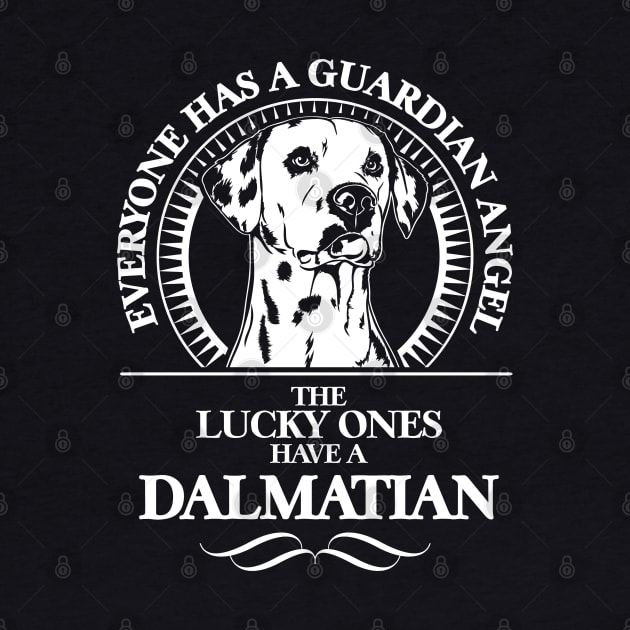 Dalmatian Guardian Angel dog mom by wilsigns